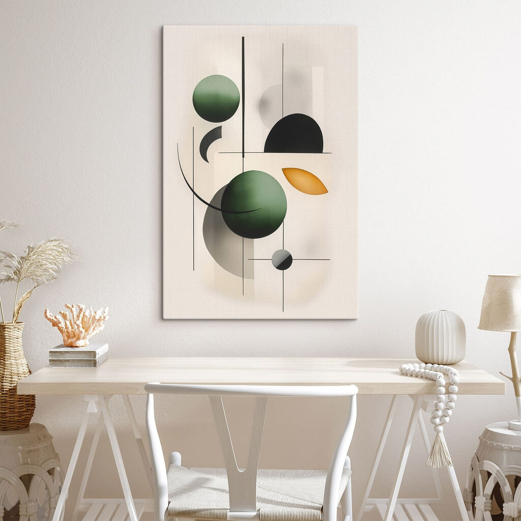 Bolas e linhas pretas — interior 3