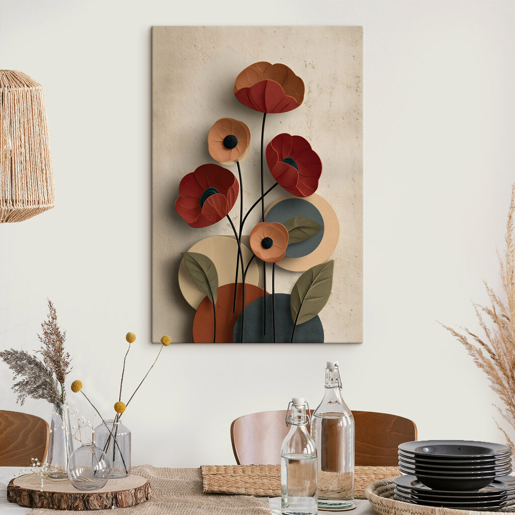 Papoilas com formas redondas — interior 2