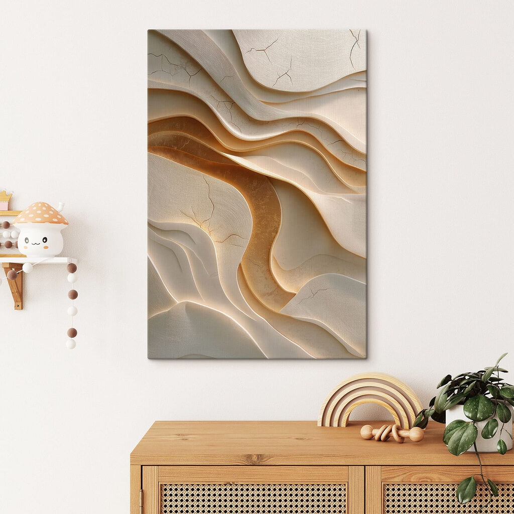 Pregas brancas com dourado — interior 2