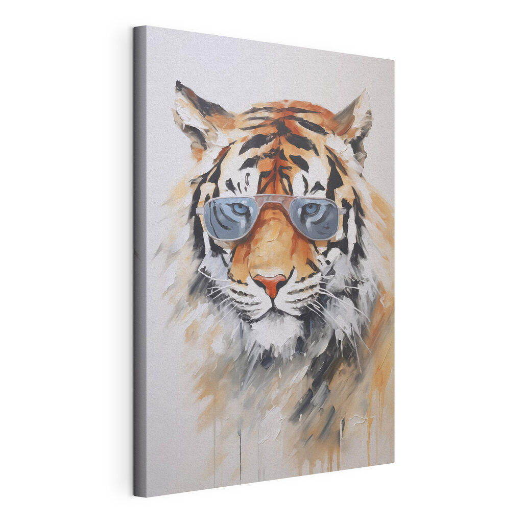 Tigre com óculos escuros — vista do produto