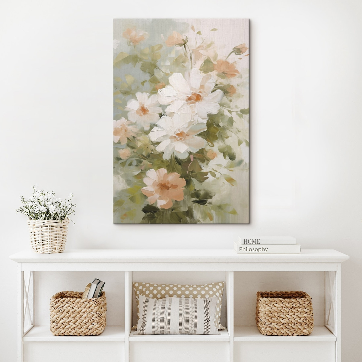 Flores em pintura suave — interior 1