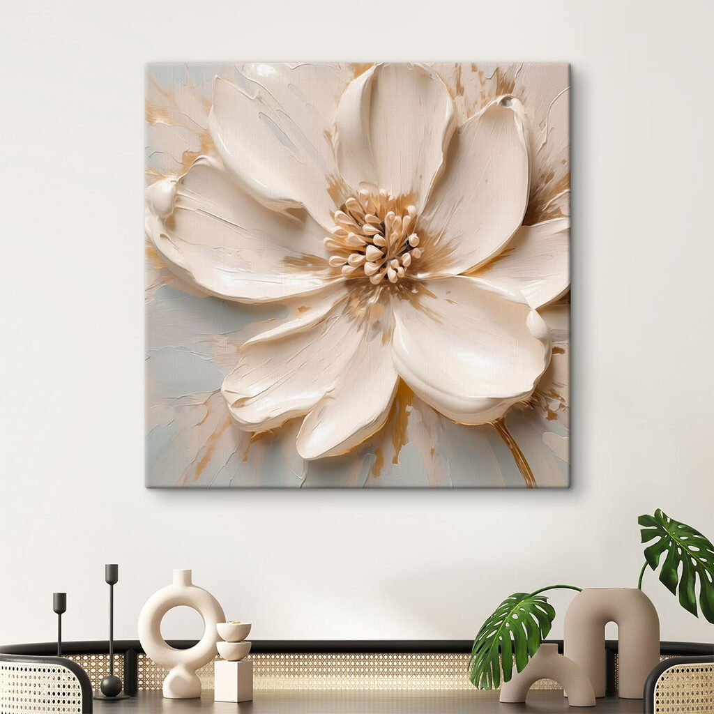 Flor de pétalas largas — interior 2