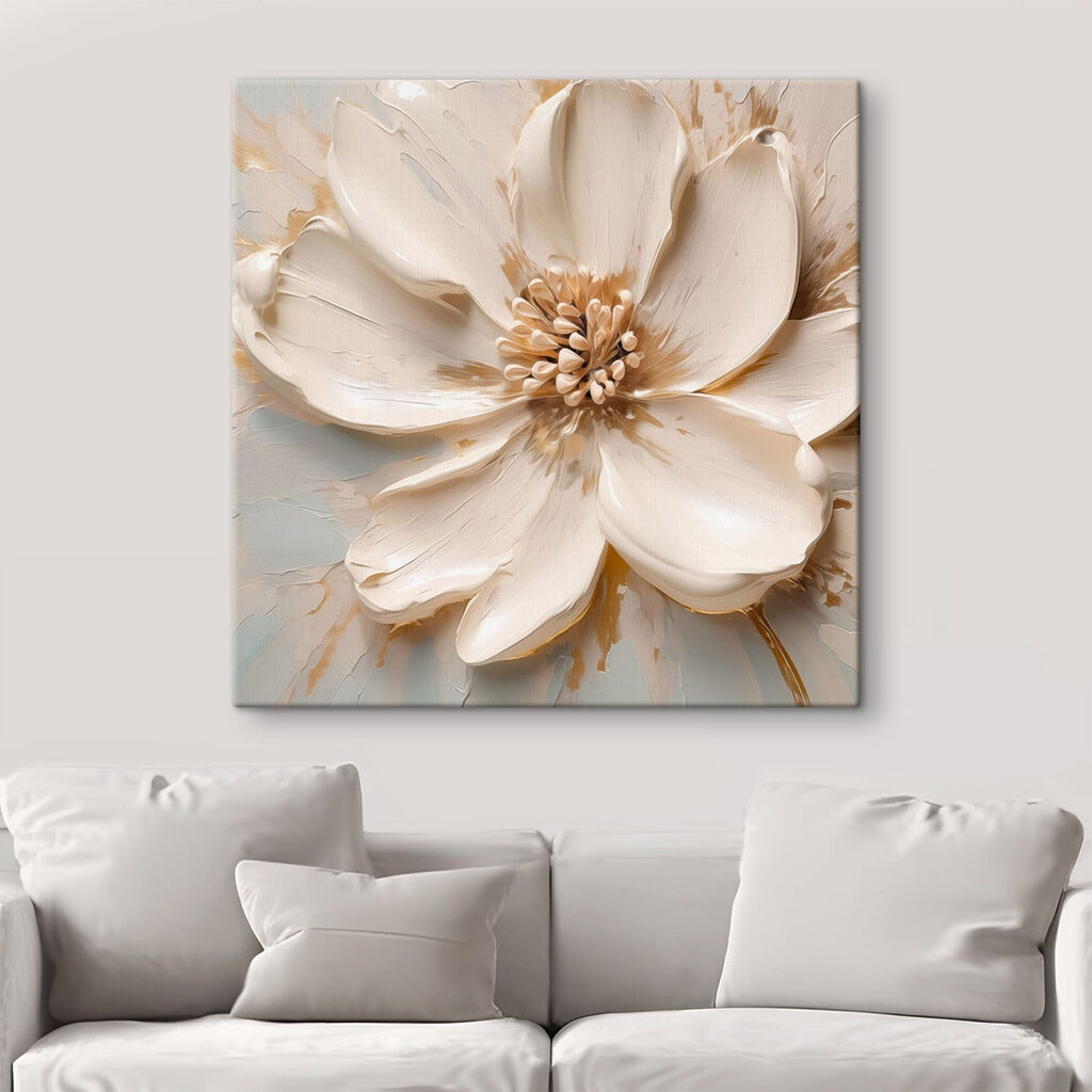 Flor de pétalas largas — interior 1