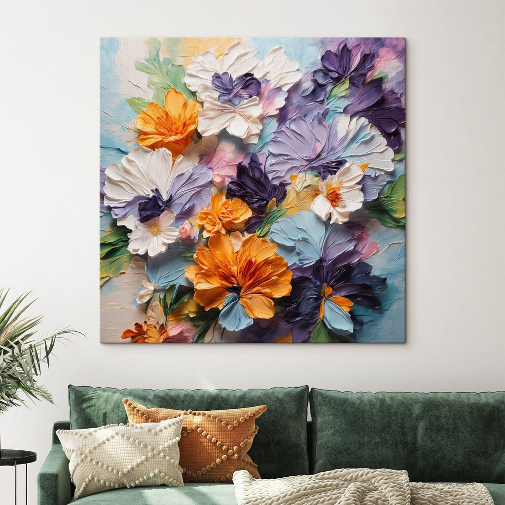Curvas fluidas de flores — interior 1