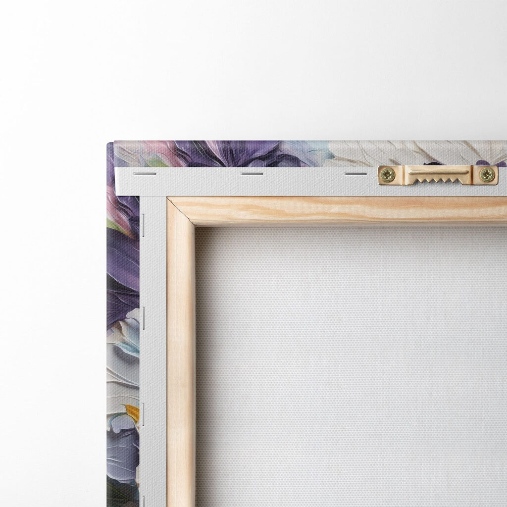 Curvas fluidas de flores — verso