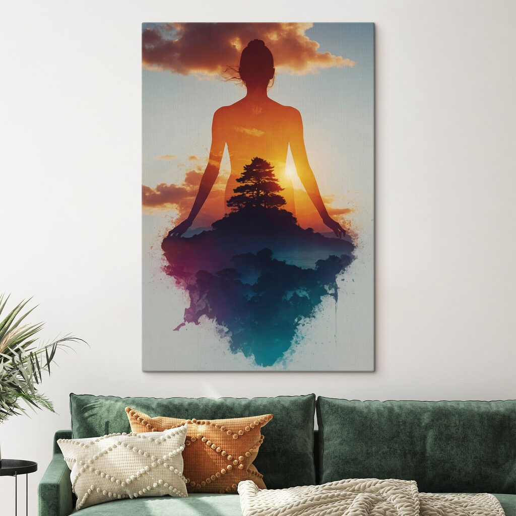 Meditação na floresta — interior 1
