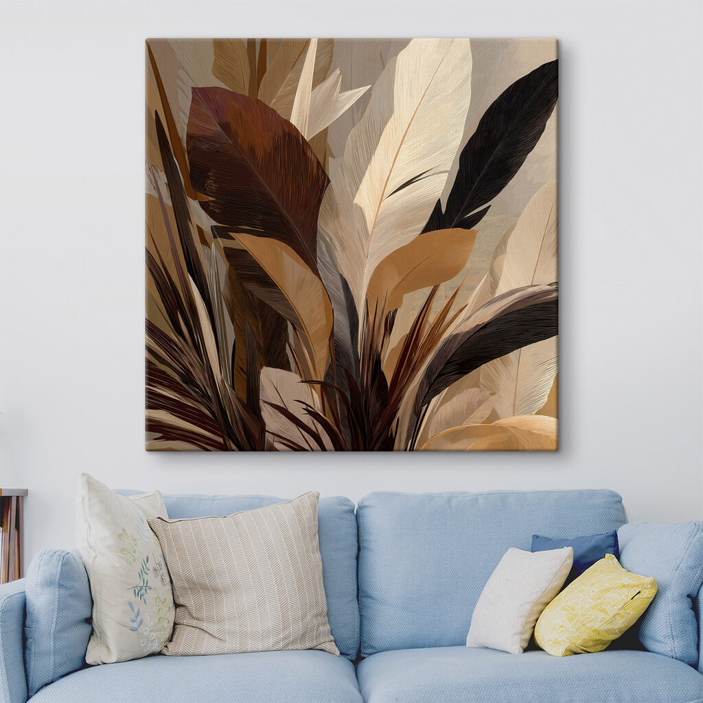Folhas grandes em sombra — interior 2