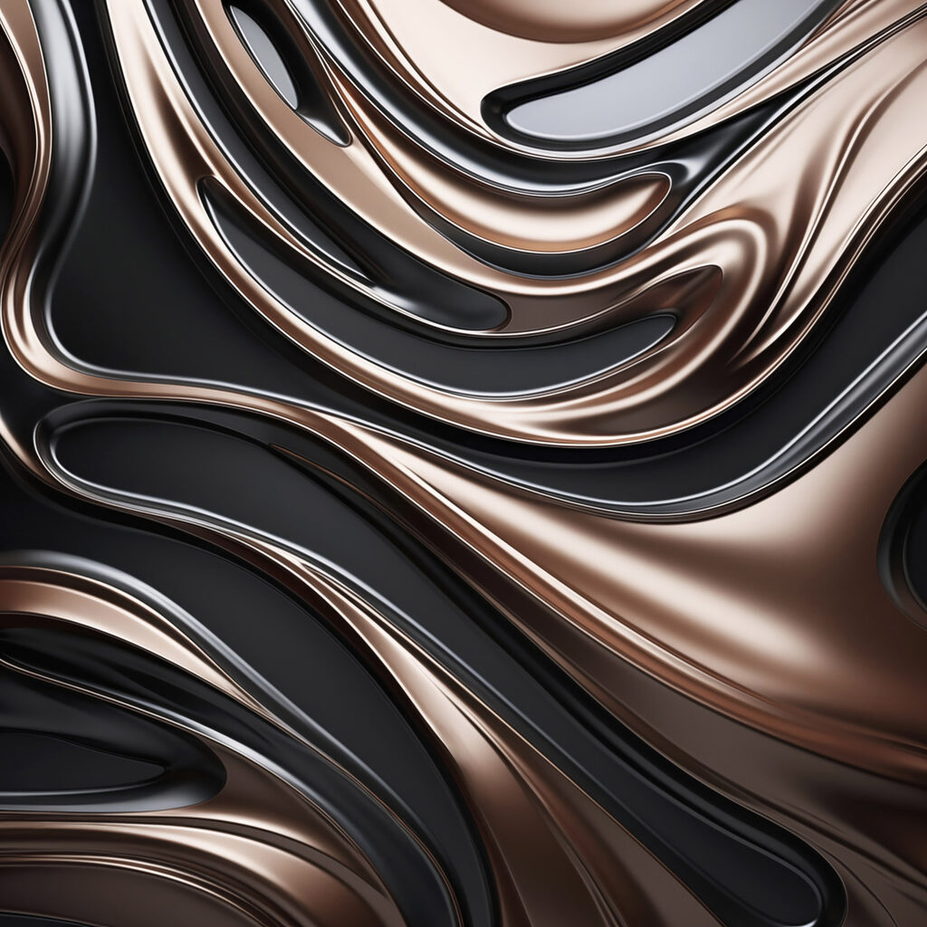Ondas escuras em castanho — design completo