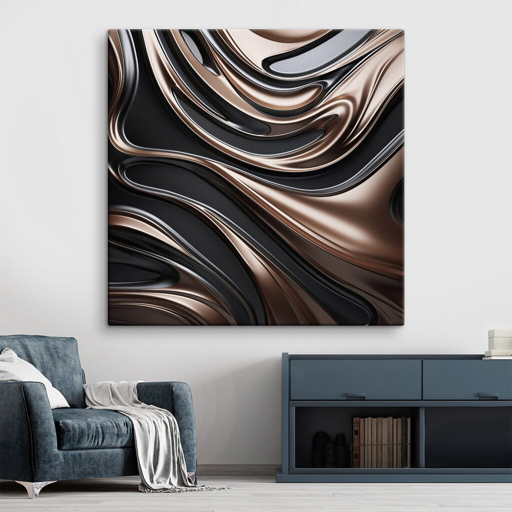 Ondas escuras em castanho — interior 2