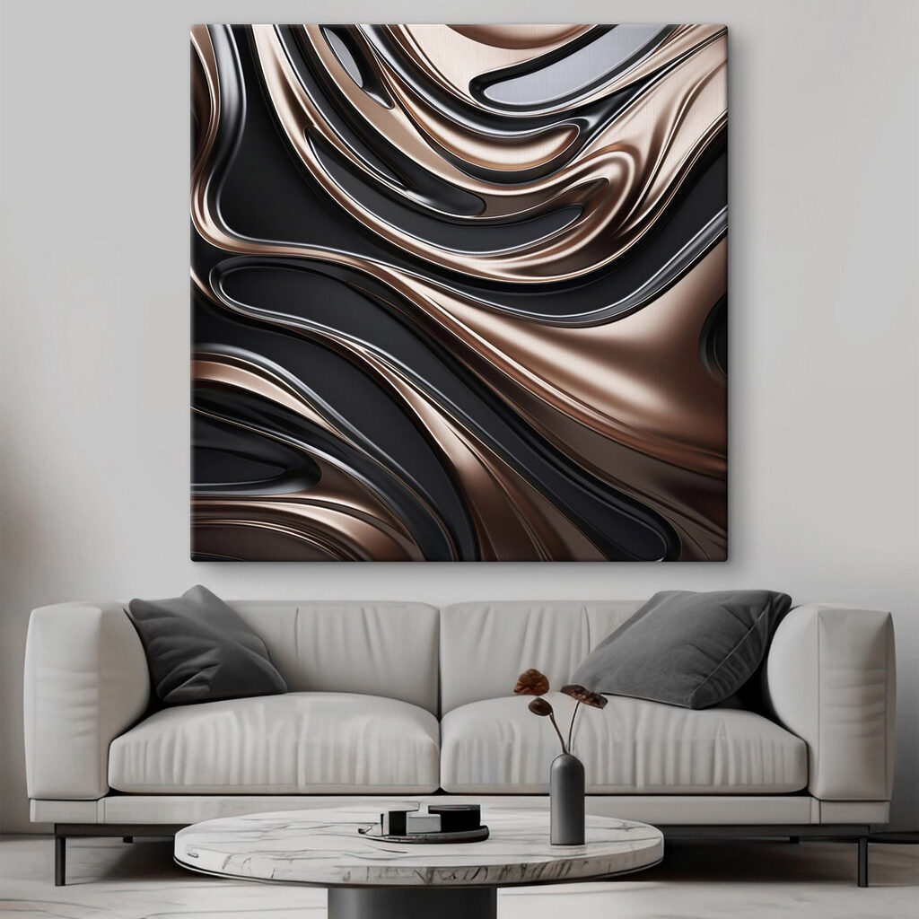Ondas escuras em castanho — interior 1