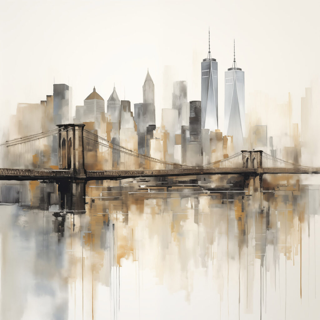 Ponte sobre cidade pálida — design completo