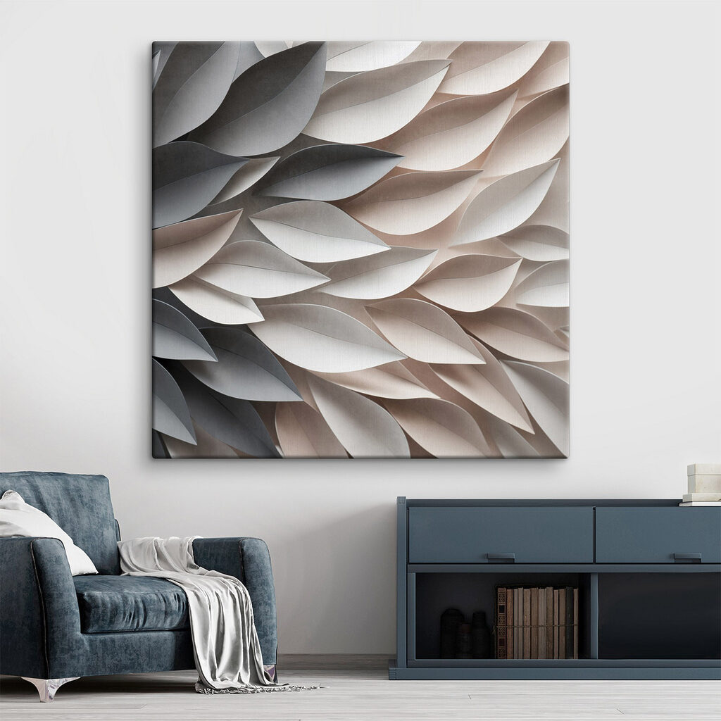 Folhas claras em cinzento — interior 1