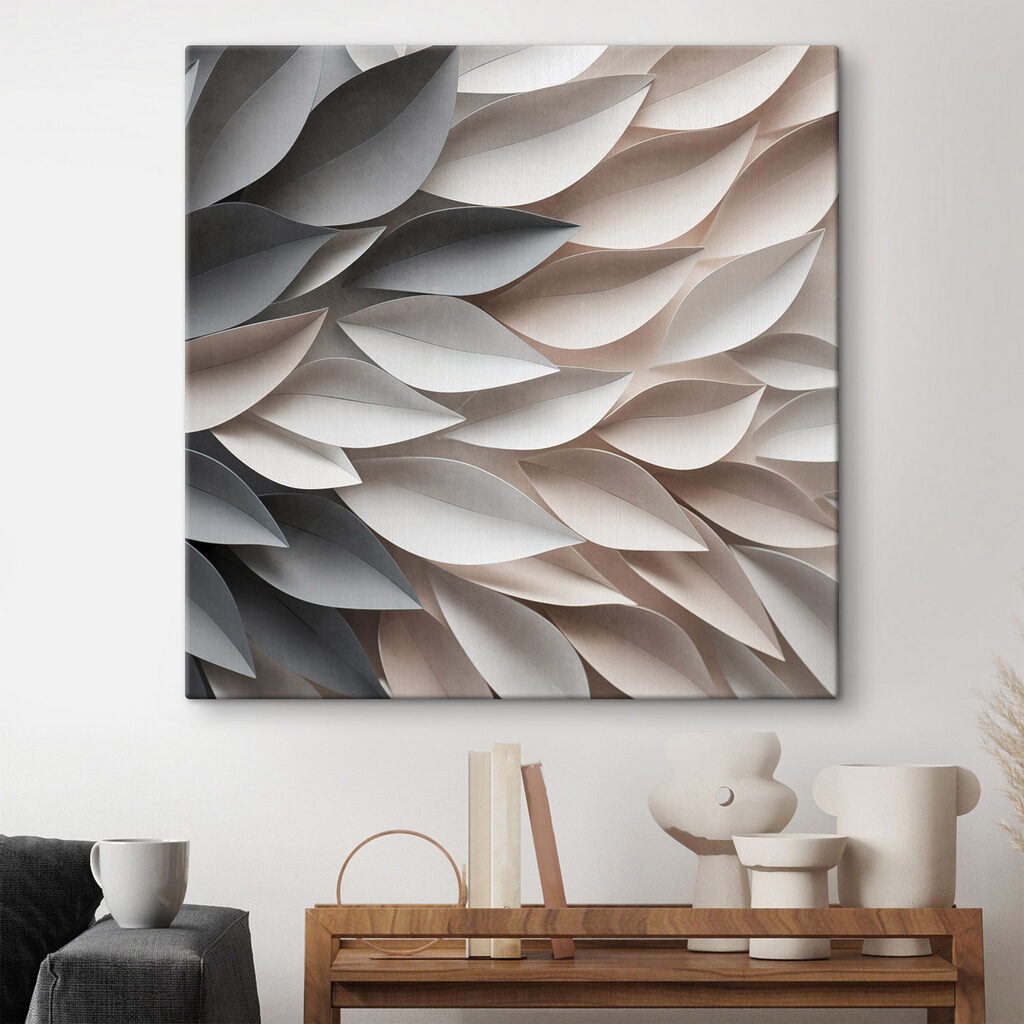 Folhas claras em cinzento — interior 2