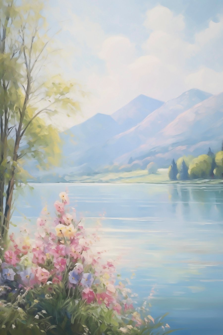 Paisagem com lago — design completo