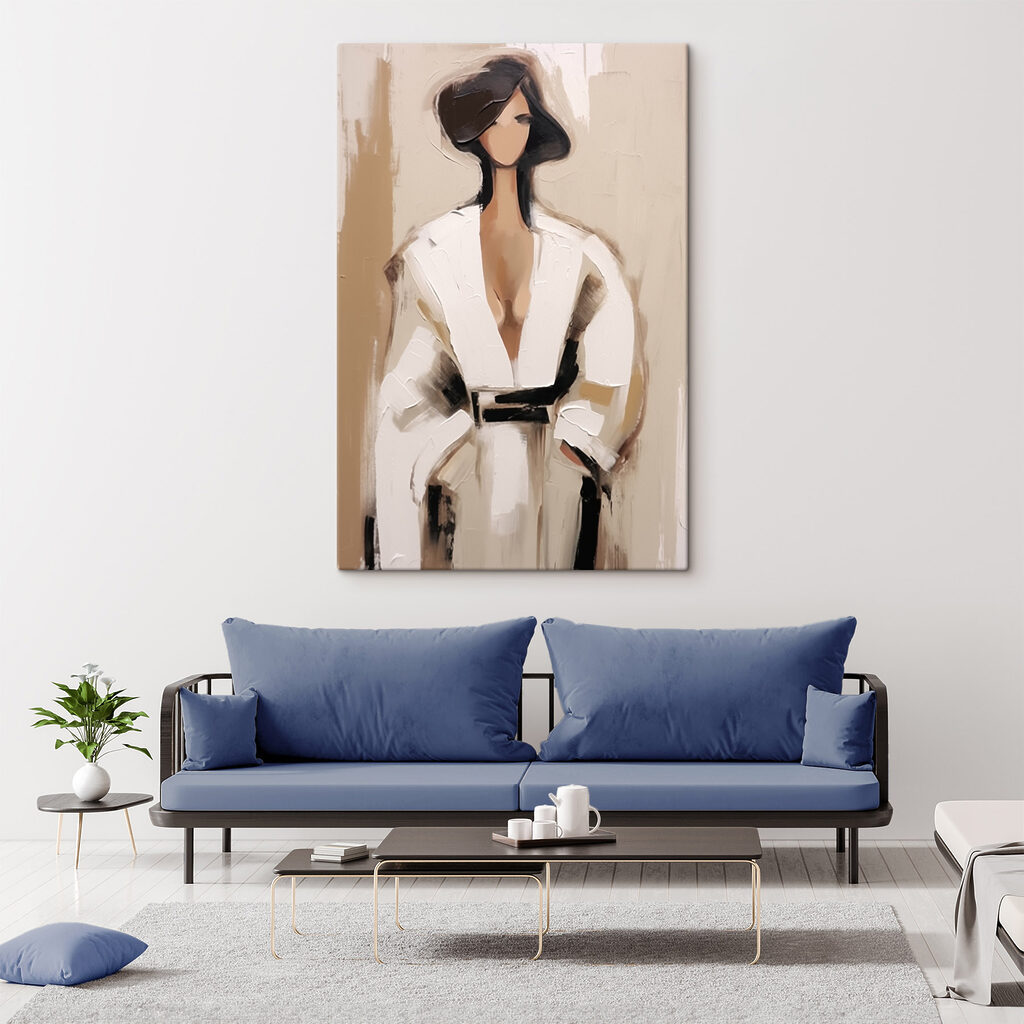 Mulher de branco — interior 2