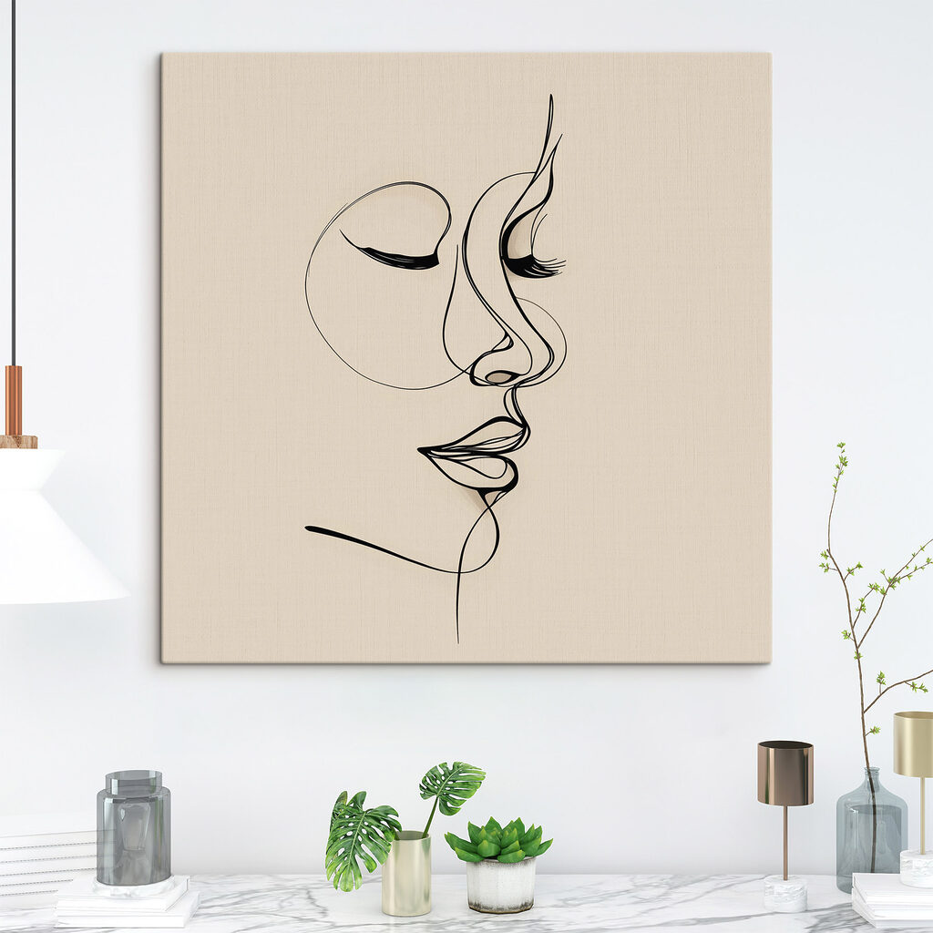 Perfil em linhas finas — interior 1