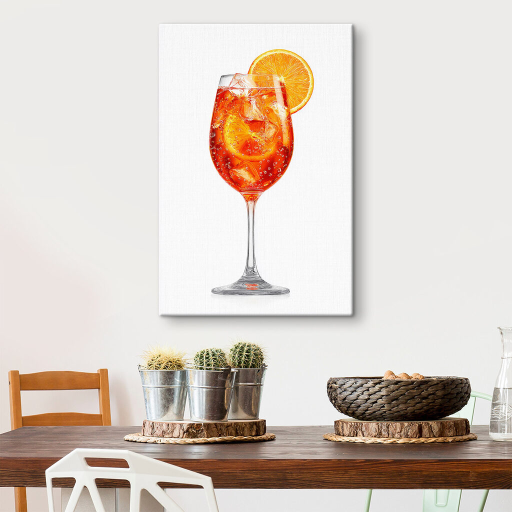 Aperitivo laranja com gelo — interior 2