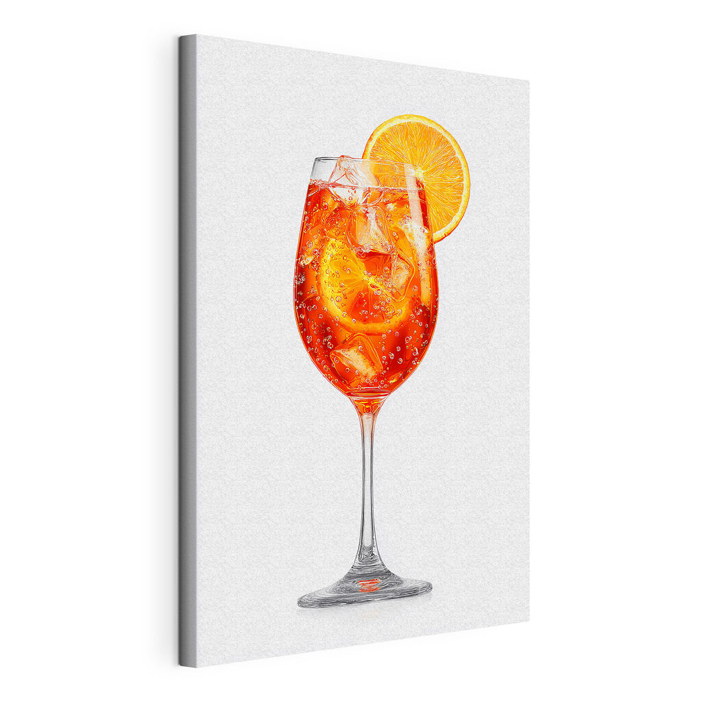Aperitivo laranja com gelo — vista do produto