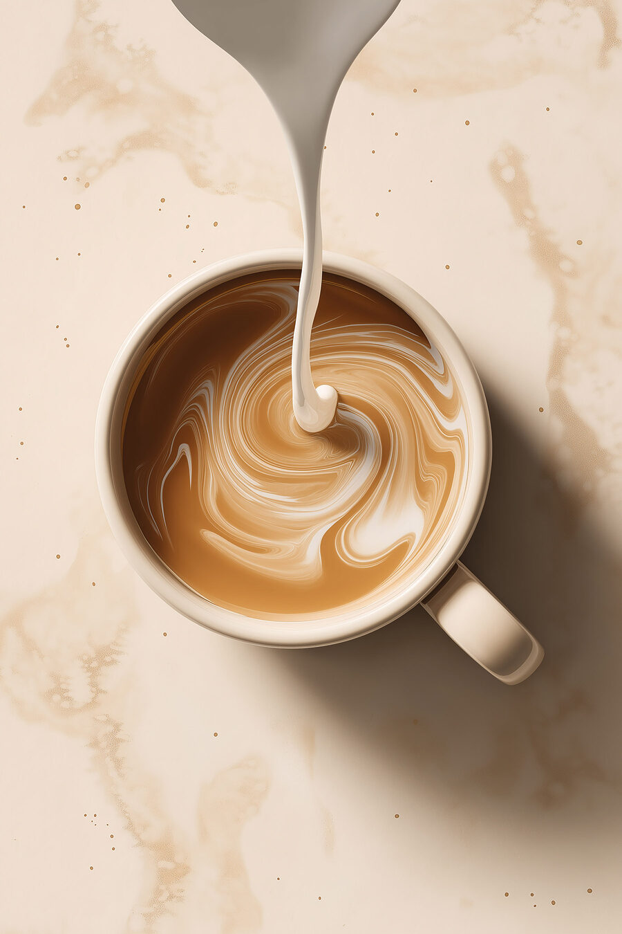Café com leite — design completo