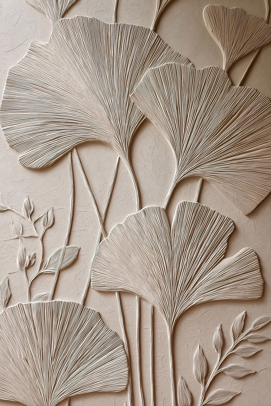 Ginkgo com ramos finos — design completo