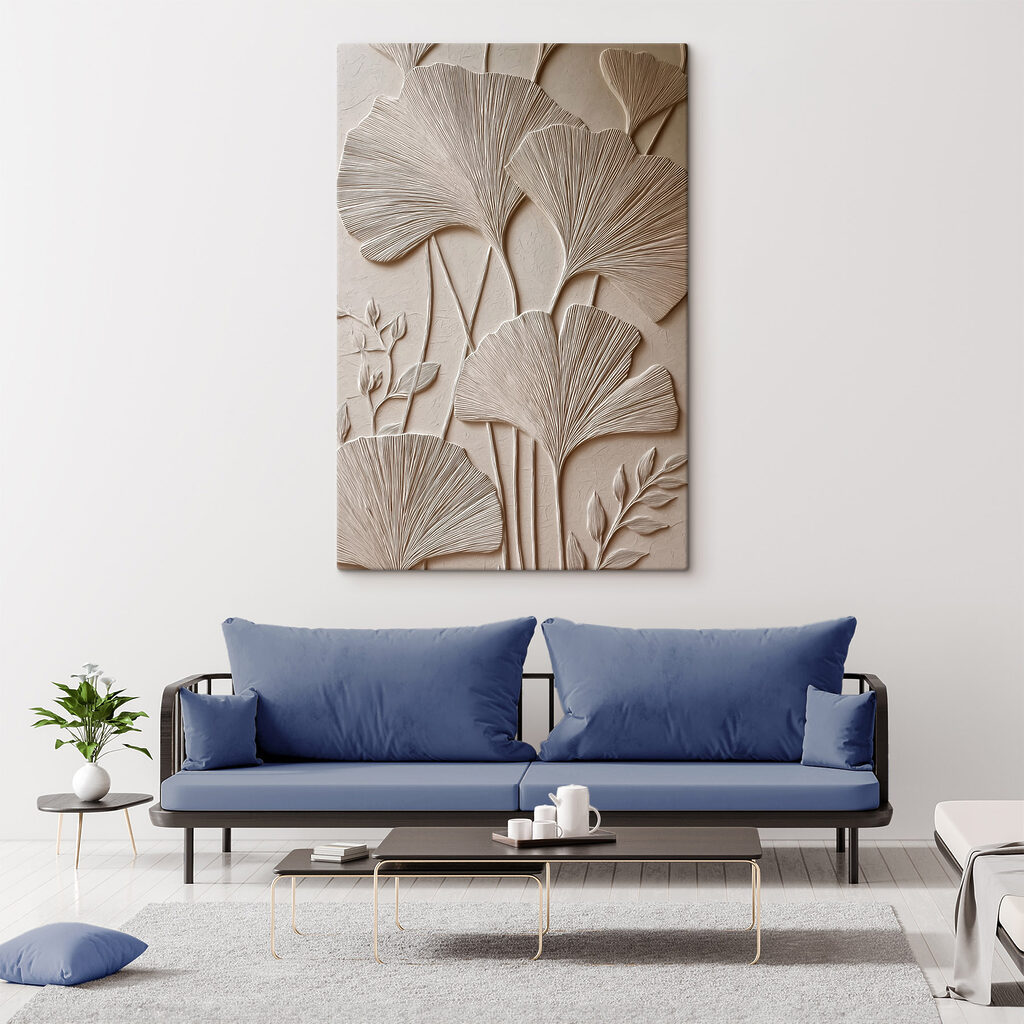 Ginkgo com ramos finos — interior 1