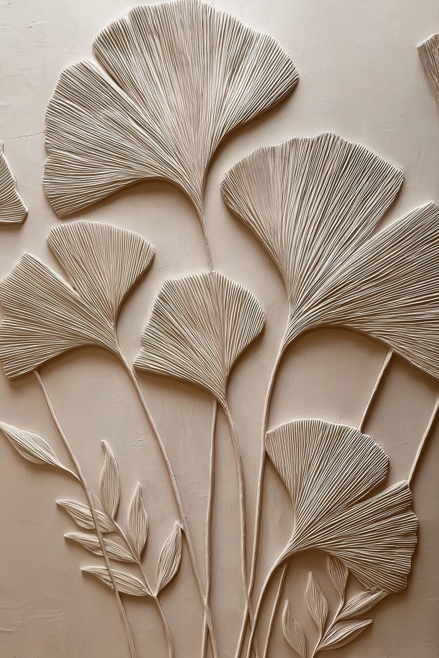 Ginkgo em hastes longas — design completo