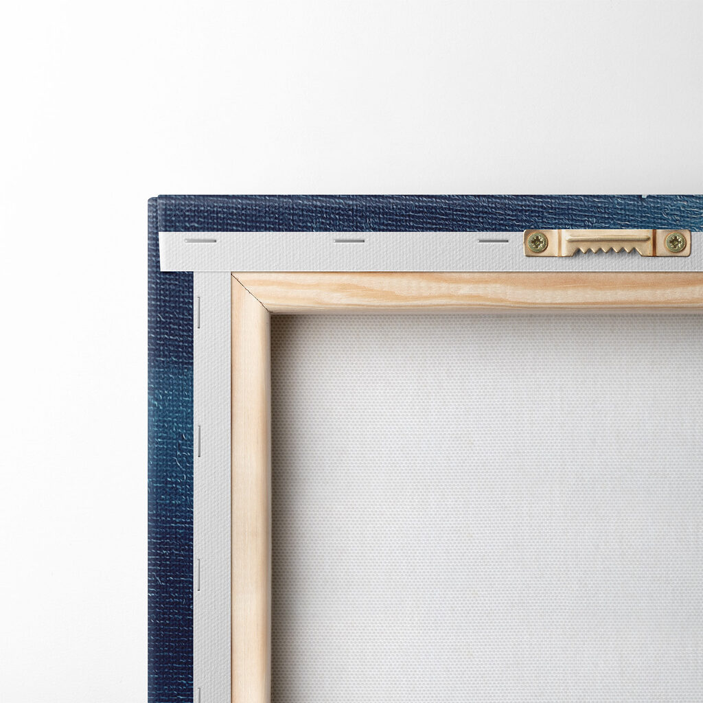 Onda azul com espuma — verso