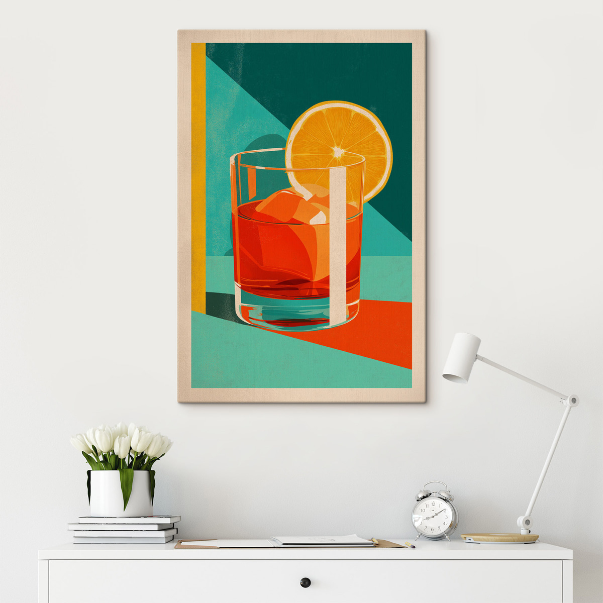 Cocktail com laranja — interior 2