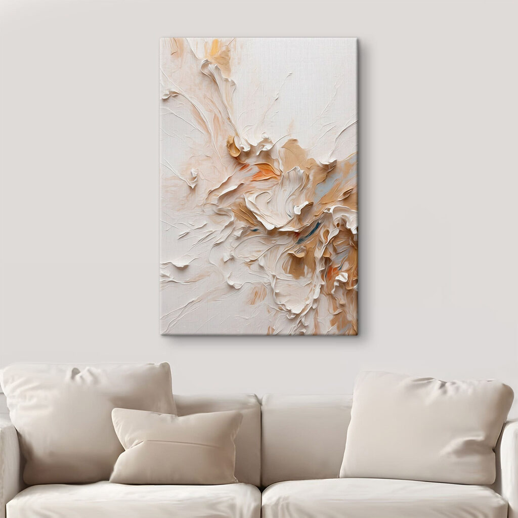 Tinta creme em movimento — interior 2