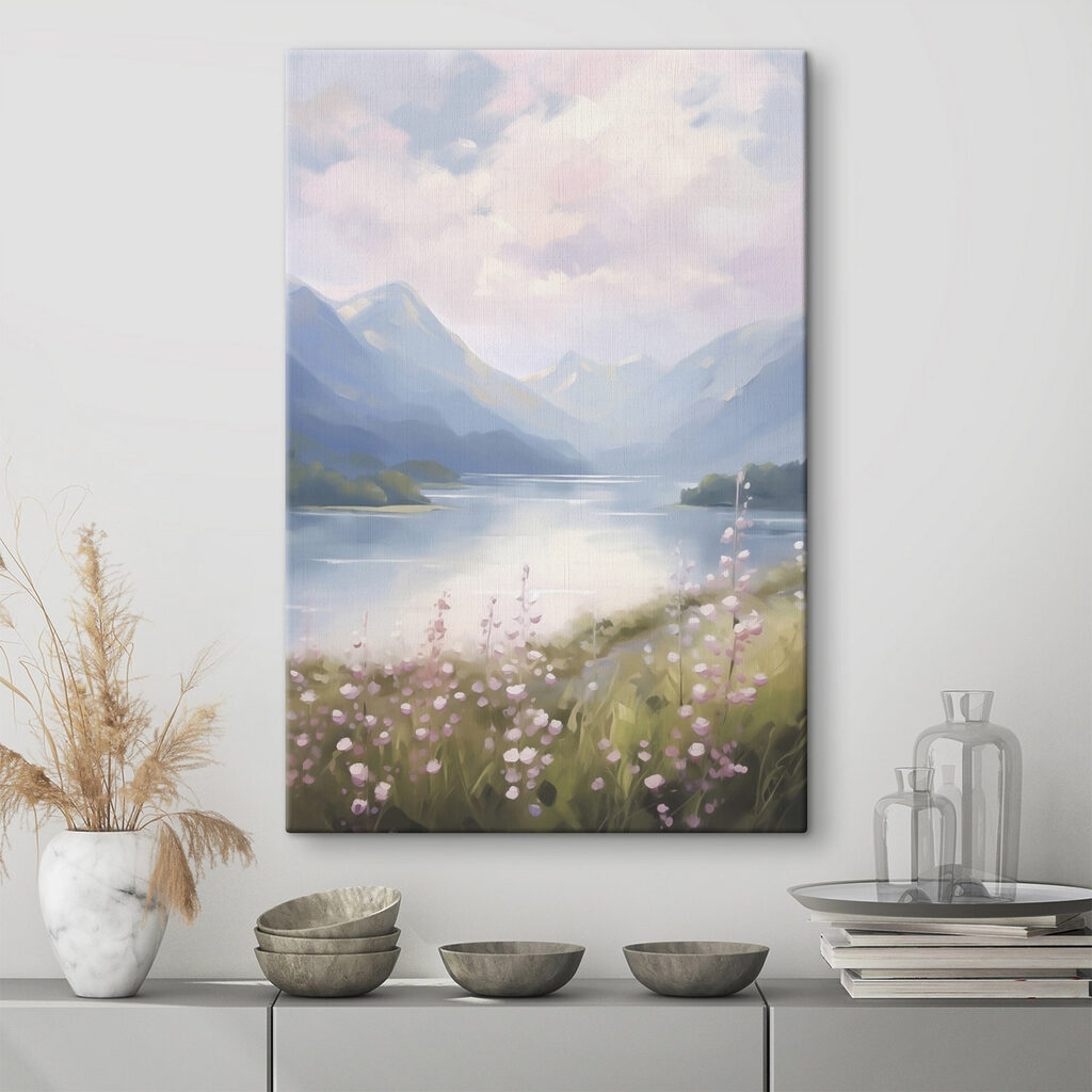Flores junto ao lago — interior 1