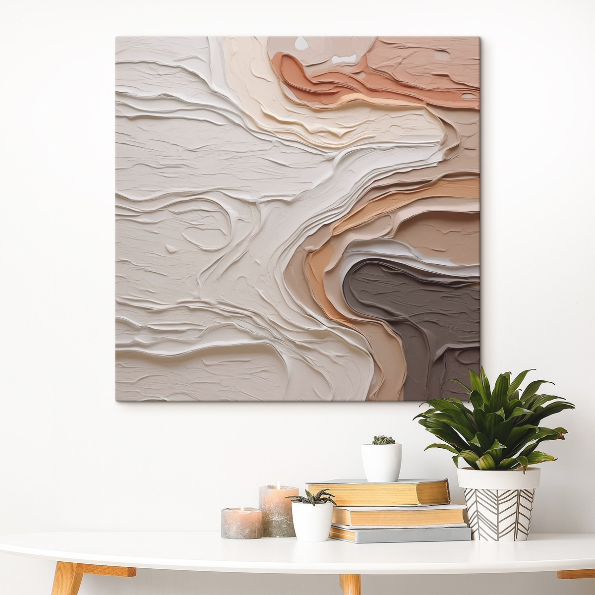 Composição pictórica abstrata — interior 2