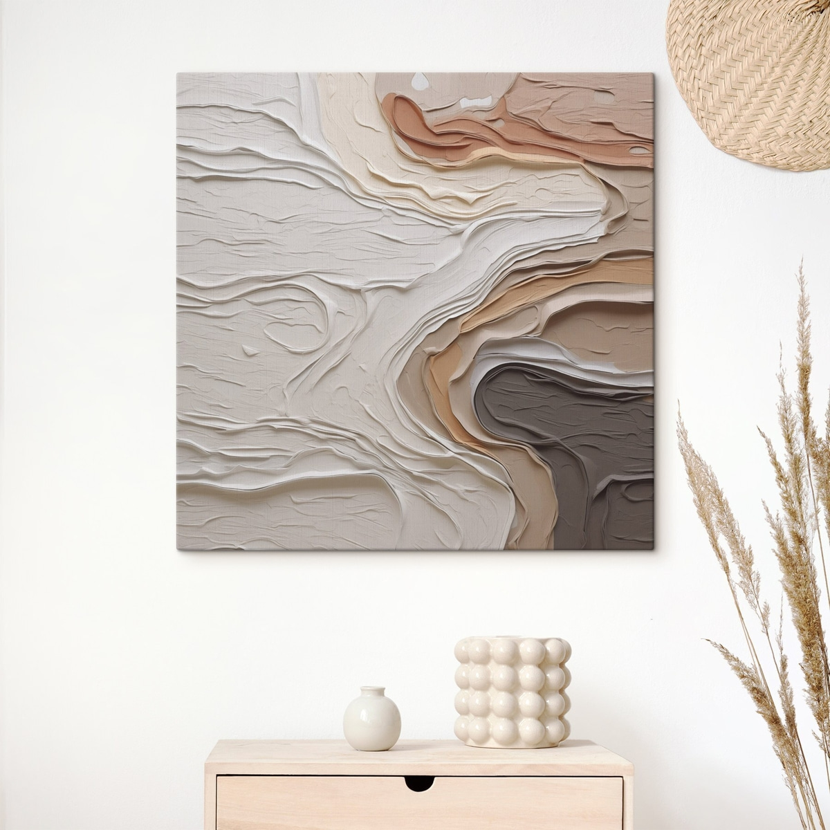 Composição pictórica abstrata — interior 1