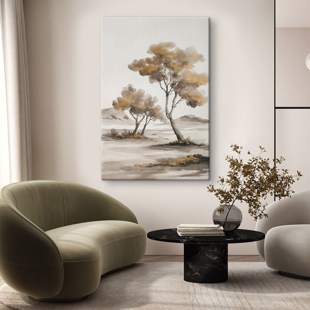 Árvores numa duna — interior 2