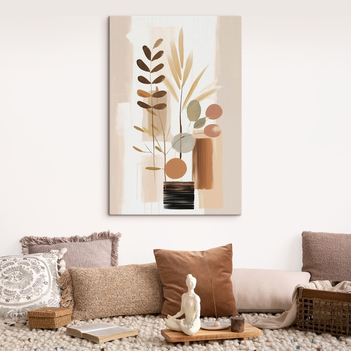 Composição botânica abstrata — interior 2