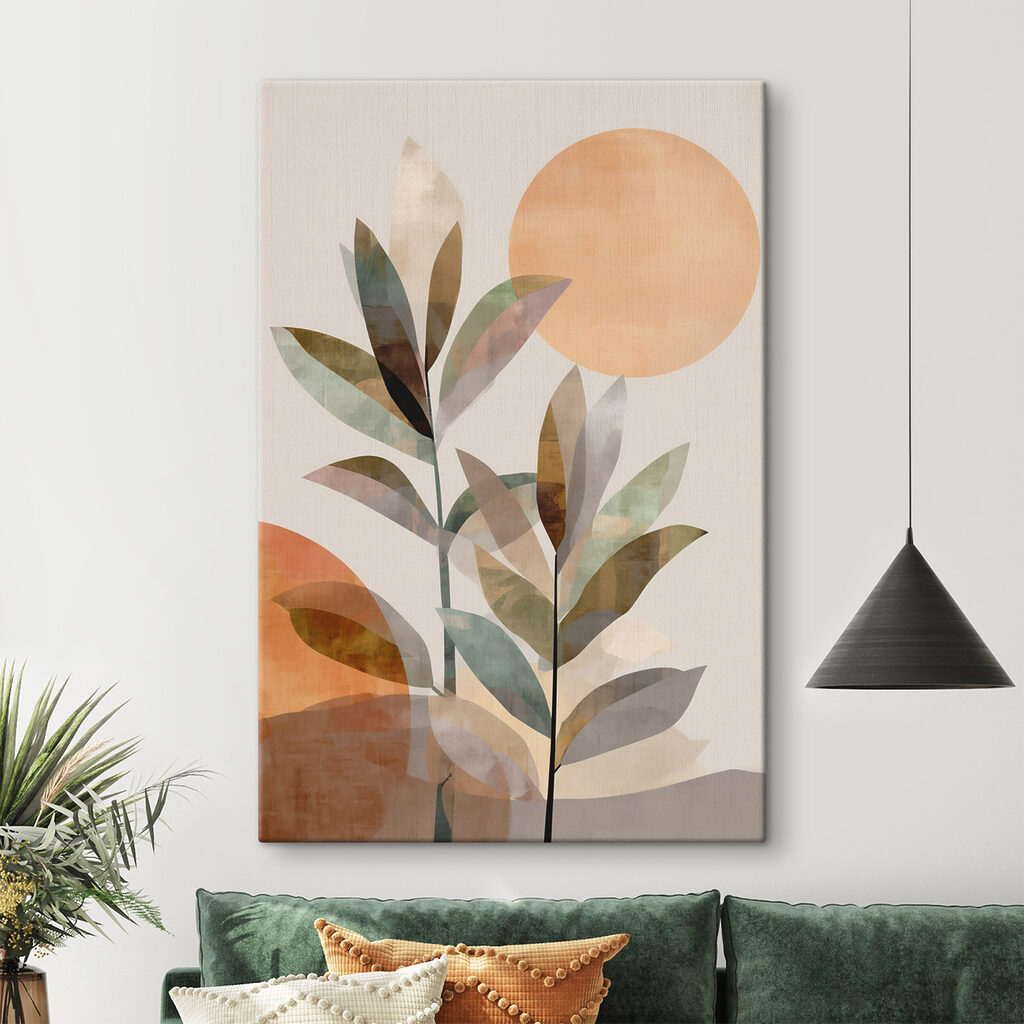 Ramo sob sol dourado — interior 1