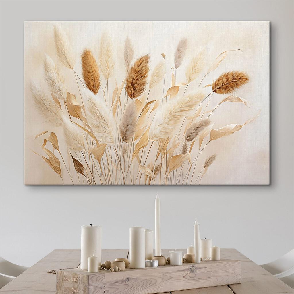 Espigas secas na manhã — interior 2