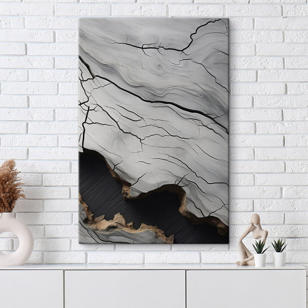 Veios negros em branco — interior 1