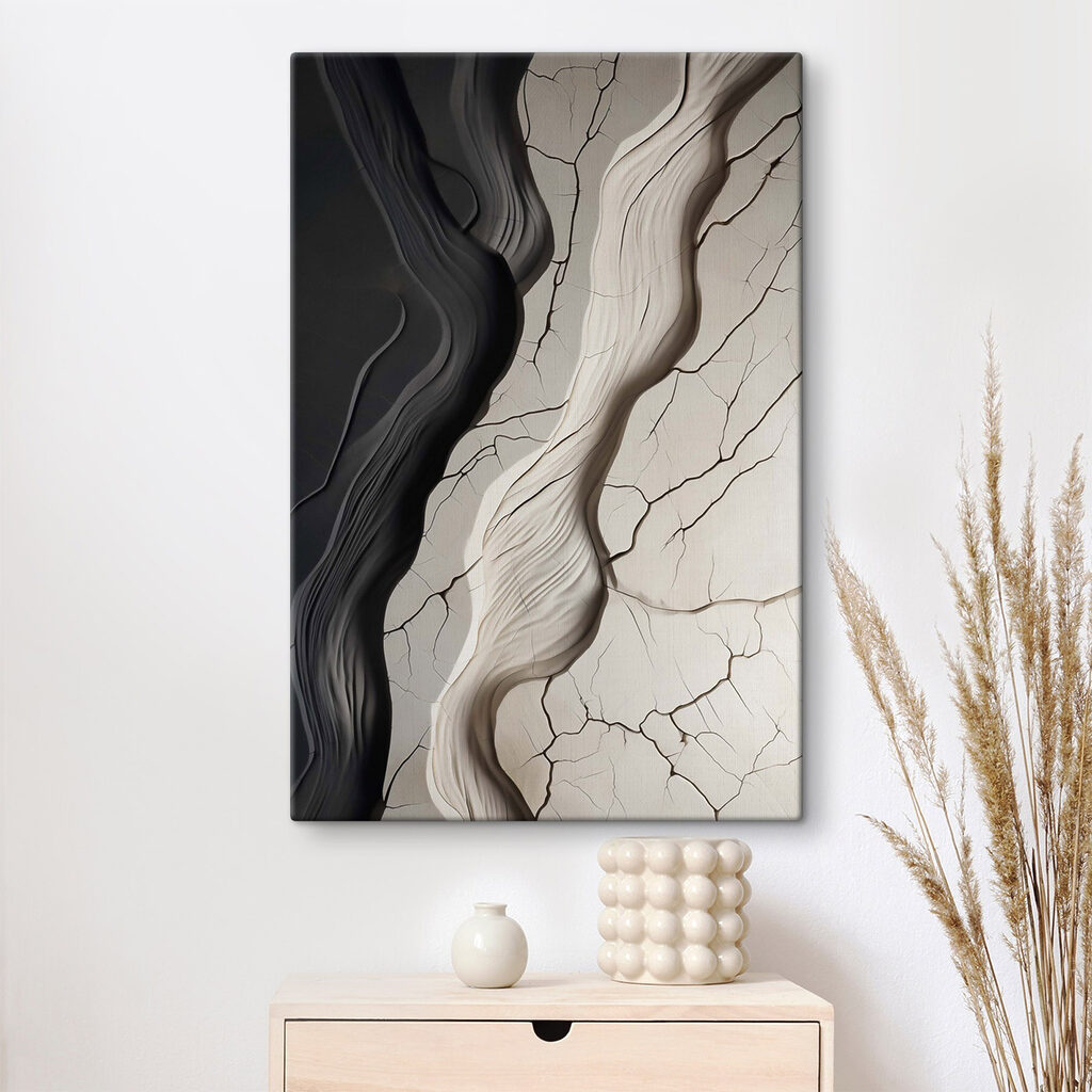Fenda escura em creme — interior 2