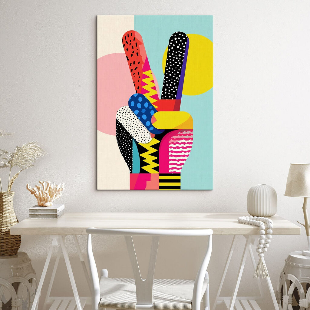 Sinal de paz colorido — interior 2