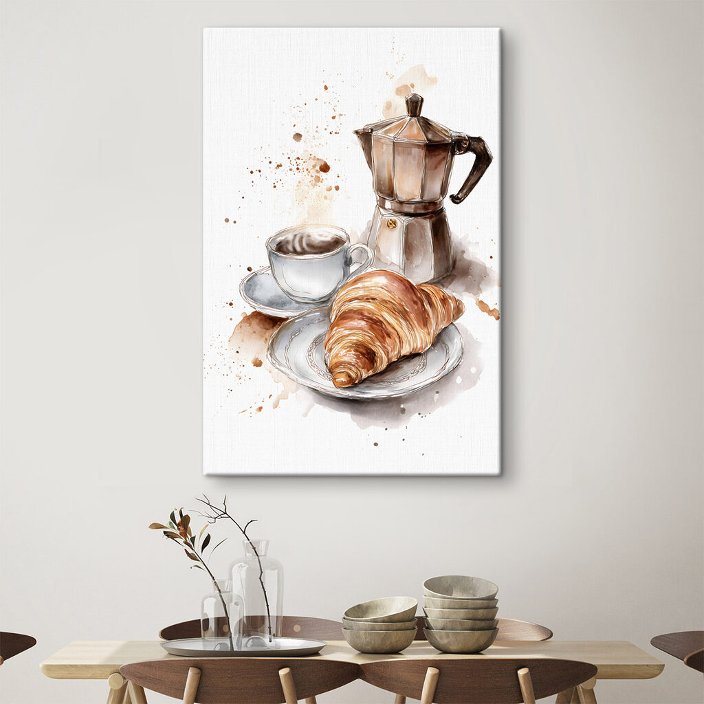 Bule e croissant — interior 2