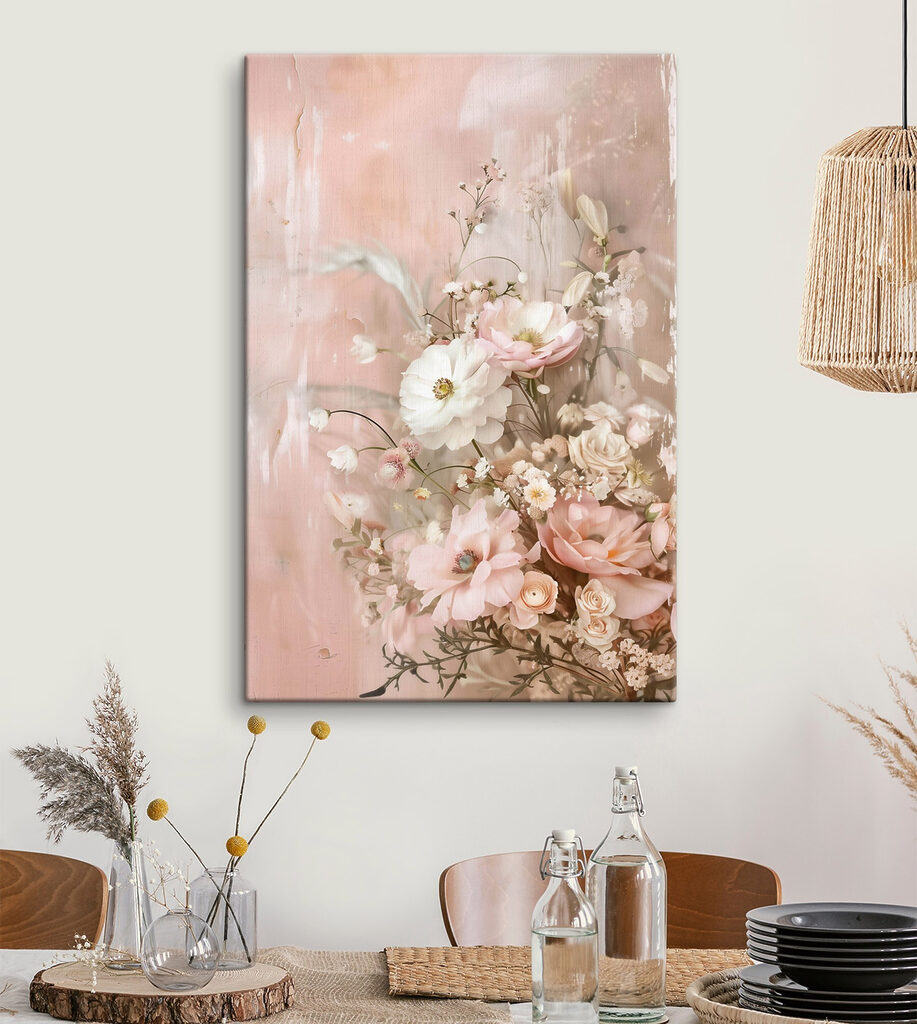Ramo de rosas suaves — interior 2