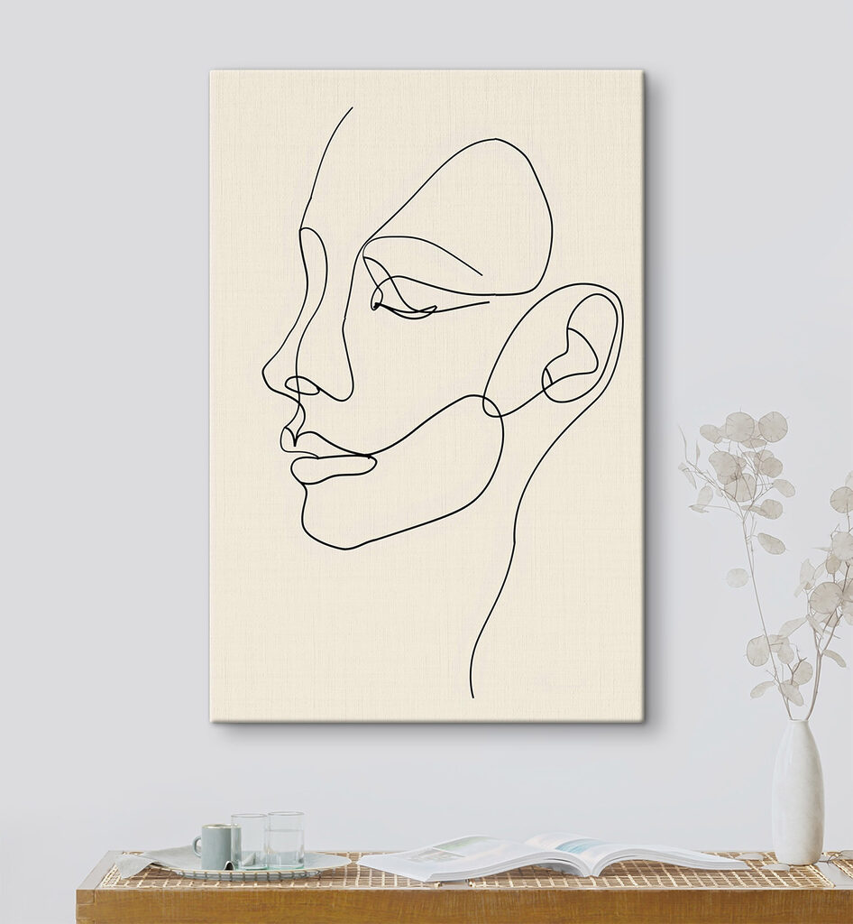Perfil de linha delicada — interior 1