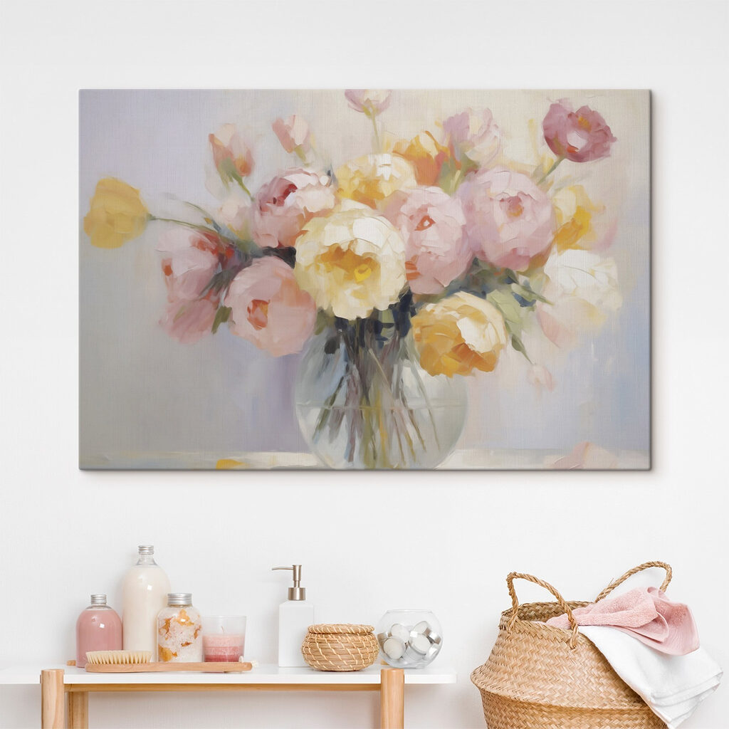 Ramo cor-de-rosa e amarelo — interior 2