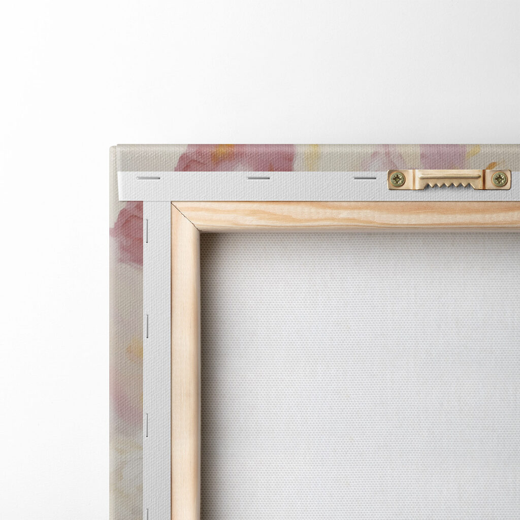 Ramo cor-de-rosa e amarelo — verso