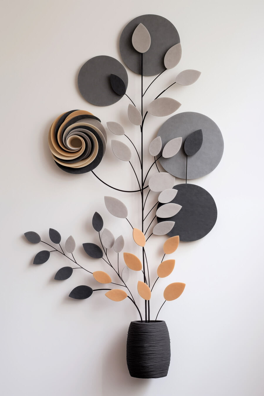 Ramos em espiral — design completo