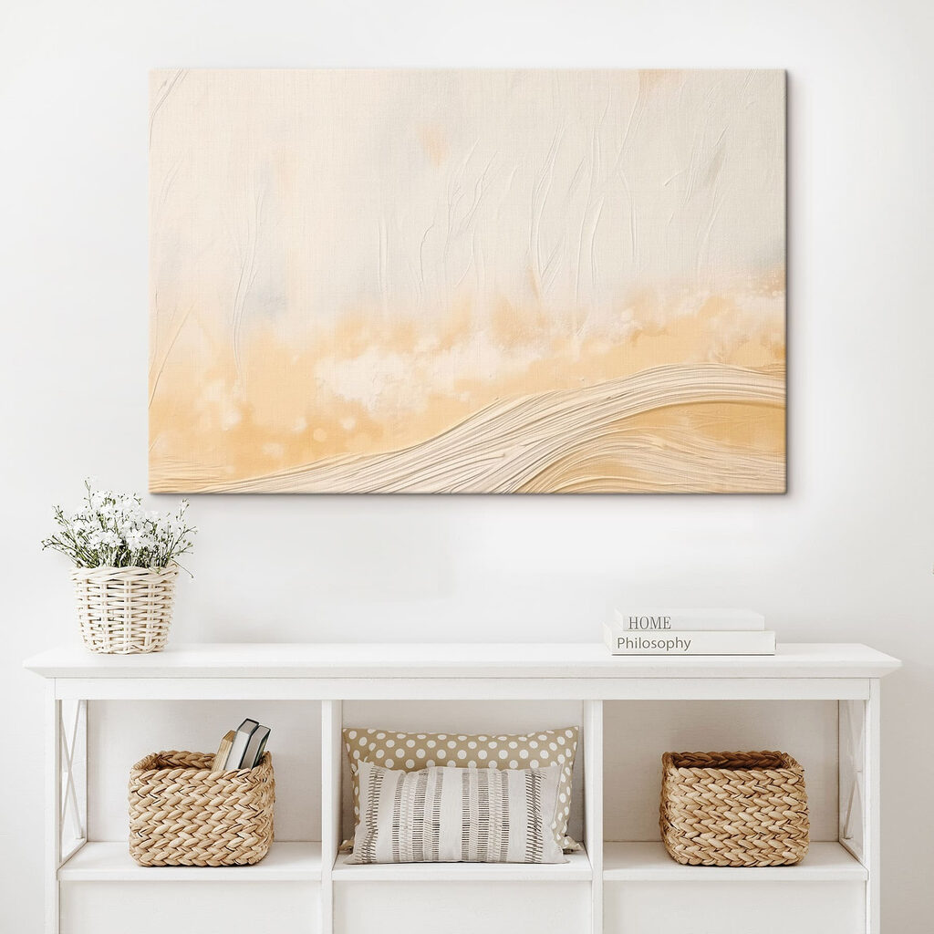 Luz amarela sobre linhas — interior 2