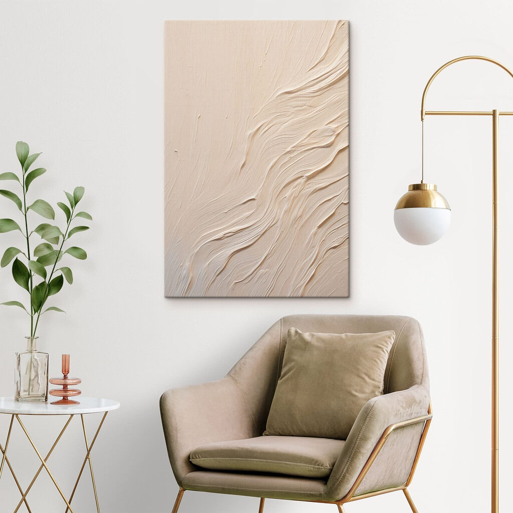 Linhas creme na margem — interior 1