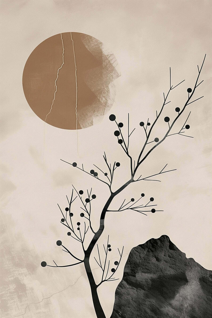 Bagas sob a lua — design completo