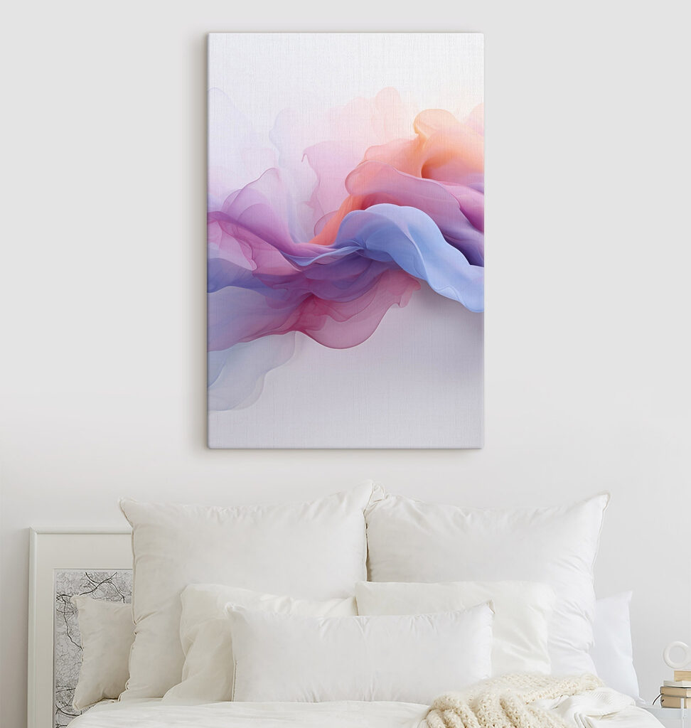 Nuvem cor-de-rosa e azul — interior 2