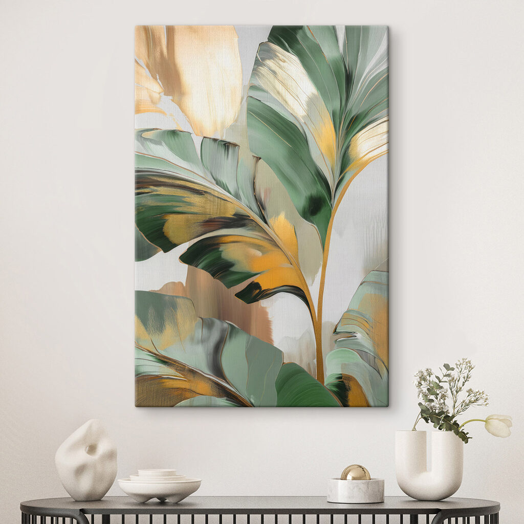 Dobras verdes de folhas — interior 2